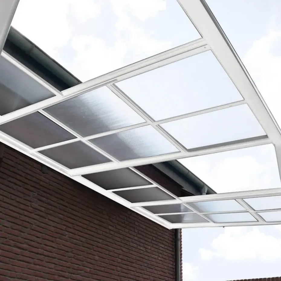 HOME DELUXE terrasoverkapping SOLIS DELUXE wit 290 x 295 x 233 / 272 cm