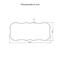 HOME DELUXE Terrasoverkapping SOLIS Grijs 312 x 303 x 226 / 278 cm