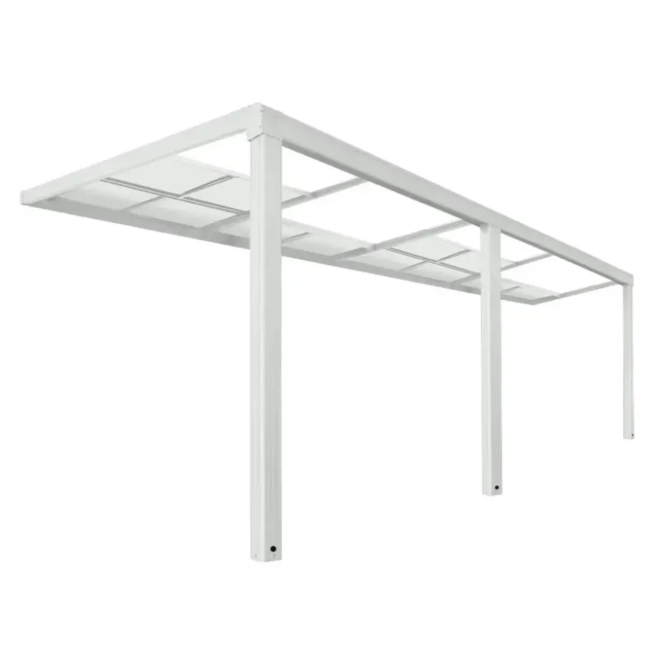 HOME DELUXE terrasoverkapping SOLIS DELUXE wit 579 x 295 x 233 / 272 cm