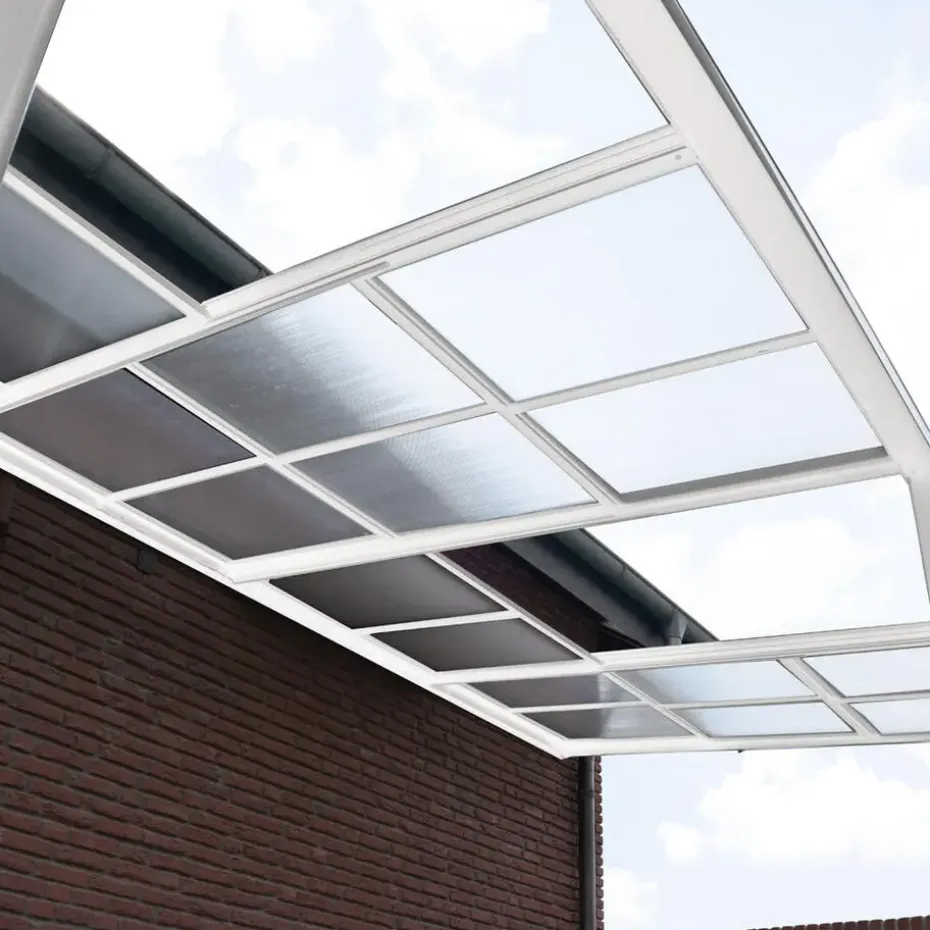 HOME DELUXE terrasoverkapping SOLIS DELUXE wit 579 x 295 x 233 / 272 cm