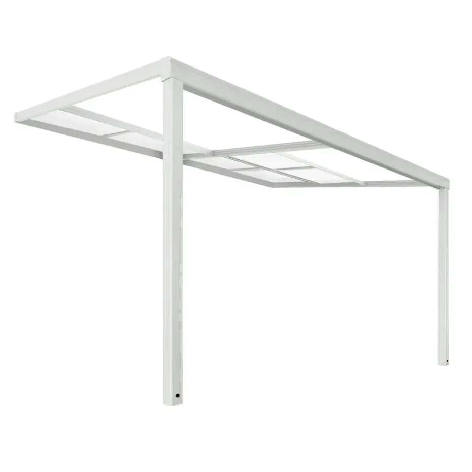 HOME DELUXE terrasoverkapping SOLIS DELUXE wit 390 x 295 x 233 / 272 cm