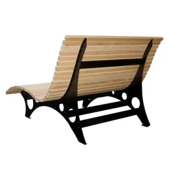 HOME DELUXE wave houten ligstoel TAIGA - 150 cm