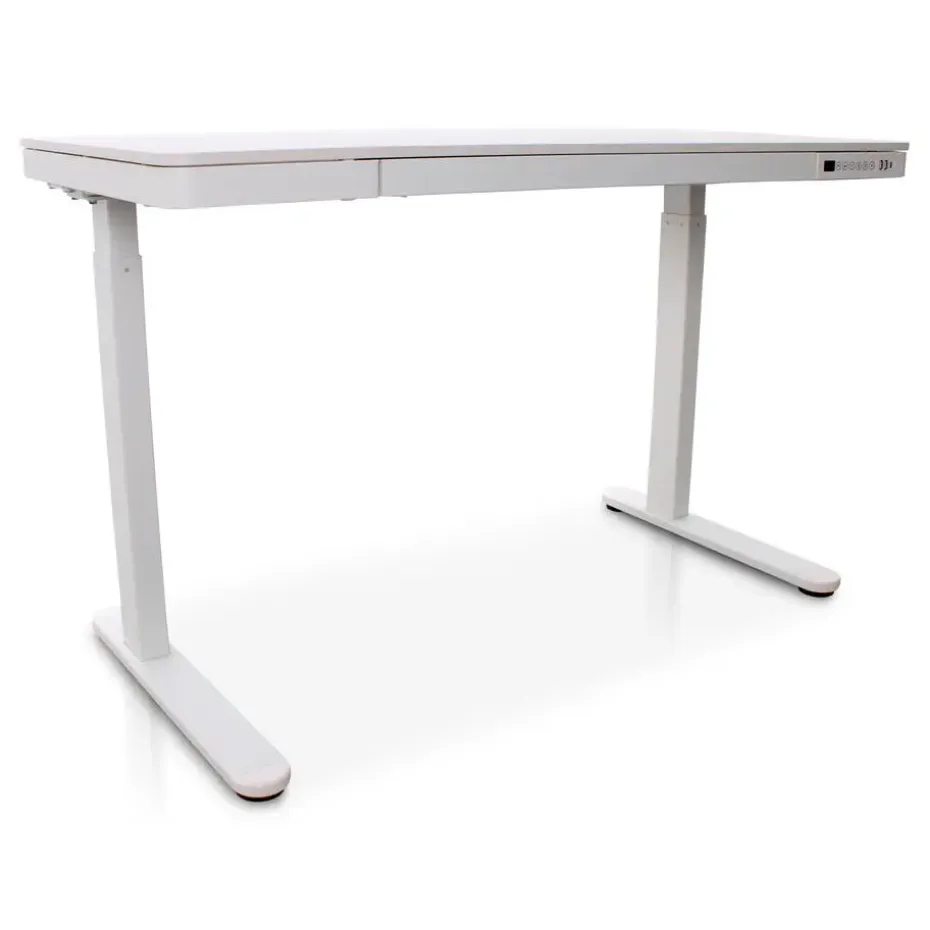Home Office - Elektrisch verstelbaar zit-sta bureau - Wit - 120 x 60