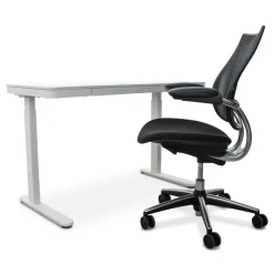 Home Office - Elektrisch verstelbaar zit-sta bureau - Wit - 120 x 60