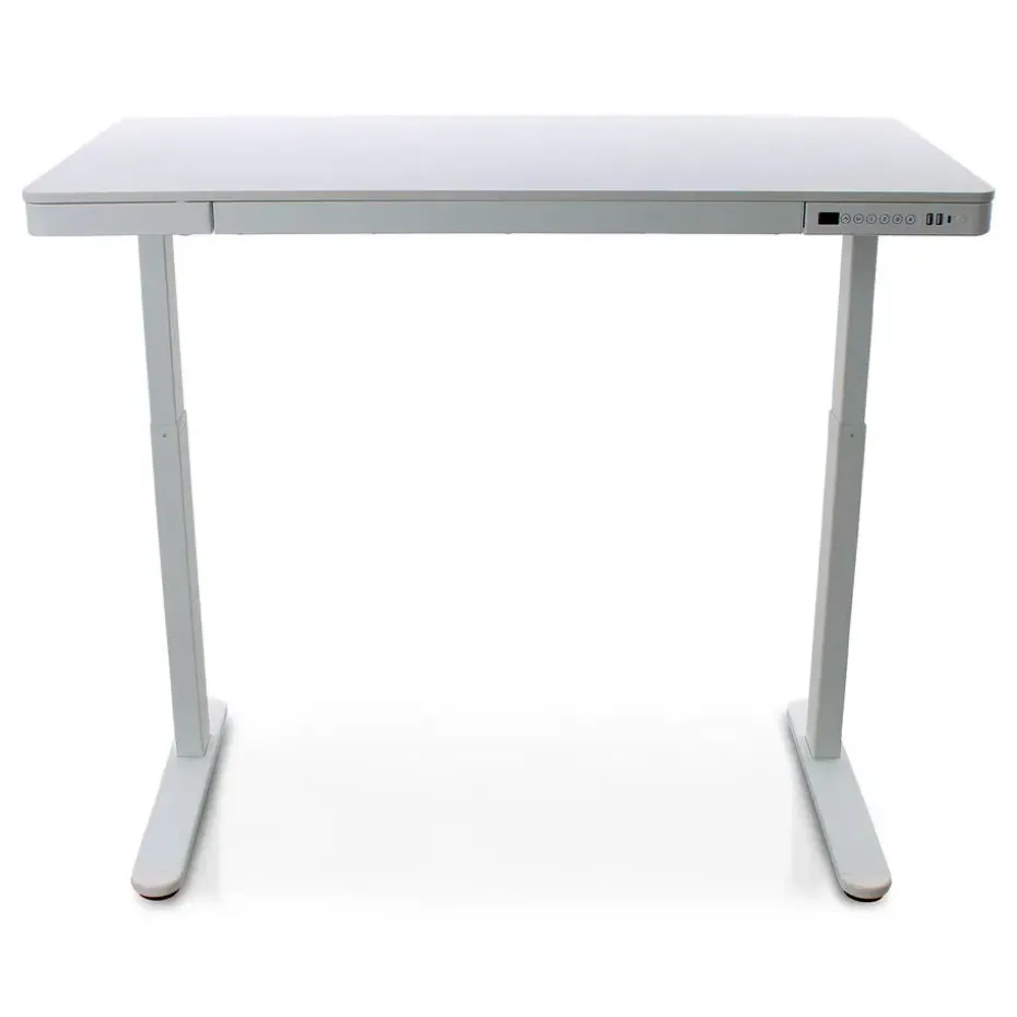 Home Office - Elektrisch verstelbaar zit-sta bureau - Wit - 120 x 60