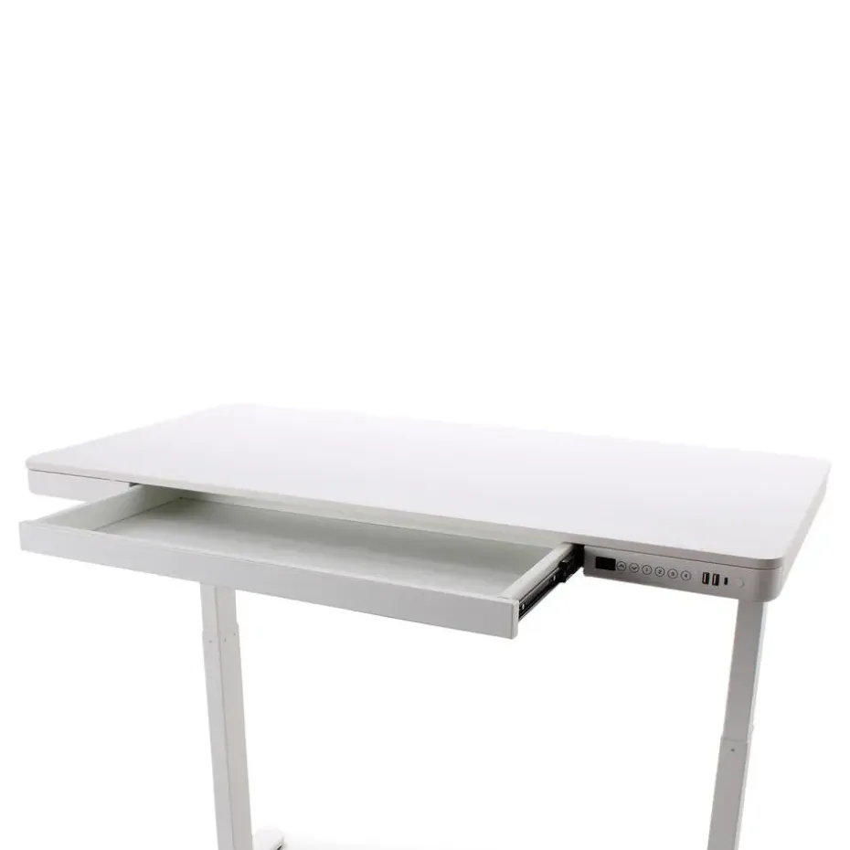 Home Office - Elektrisch verstelbaar zit-sta bureau - Wit - 120 x 60