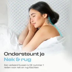 Hoofdkussen Dreamhouse – Memory Foam & Wasbare Hoes