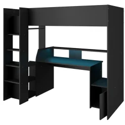 Hoogslaper Levi - zwart - 90x200 cm