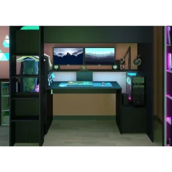 Hoogslaper Levi - zwart - 90x200 cm