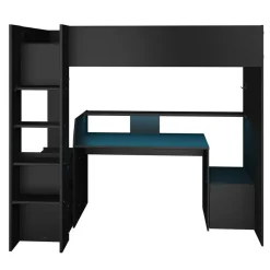 Hoogslaper Levi - zwart - 90x200 cm