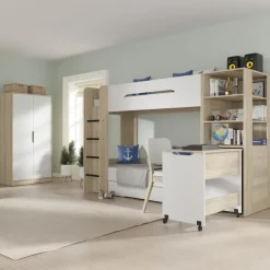 Hoogslaper Samoa sonoma eik / mat wit