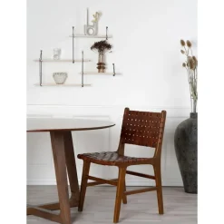 House Nordic Eetkamertafel Hellerup Walnoot Ø137 cm