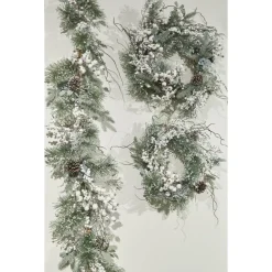 House of Seasons Hardy Kerstkrans - Ø40 cm - Groen