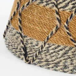 House of Seasons Kerstboomrok - H26 x Ø50 cm - Zeegras - Blauw