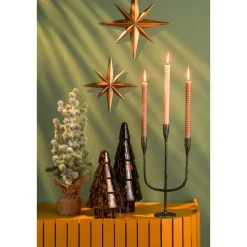 House of Seasons Kunstkerstboom in Jute - H55 x Ø25 cm - Groen Frosted
