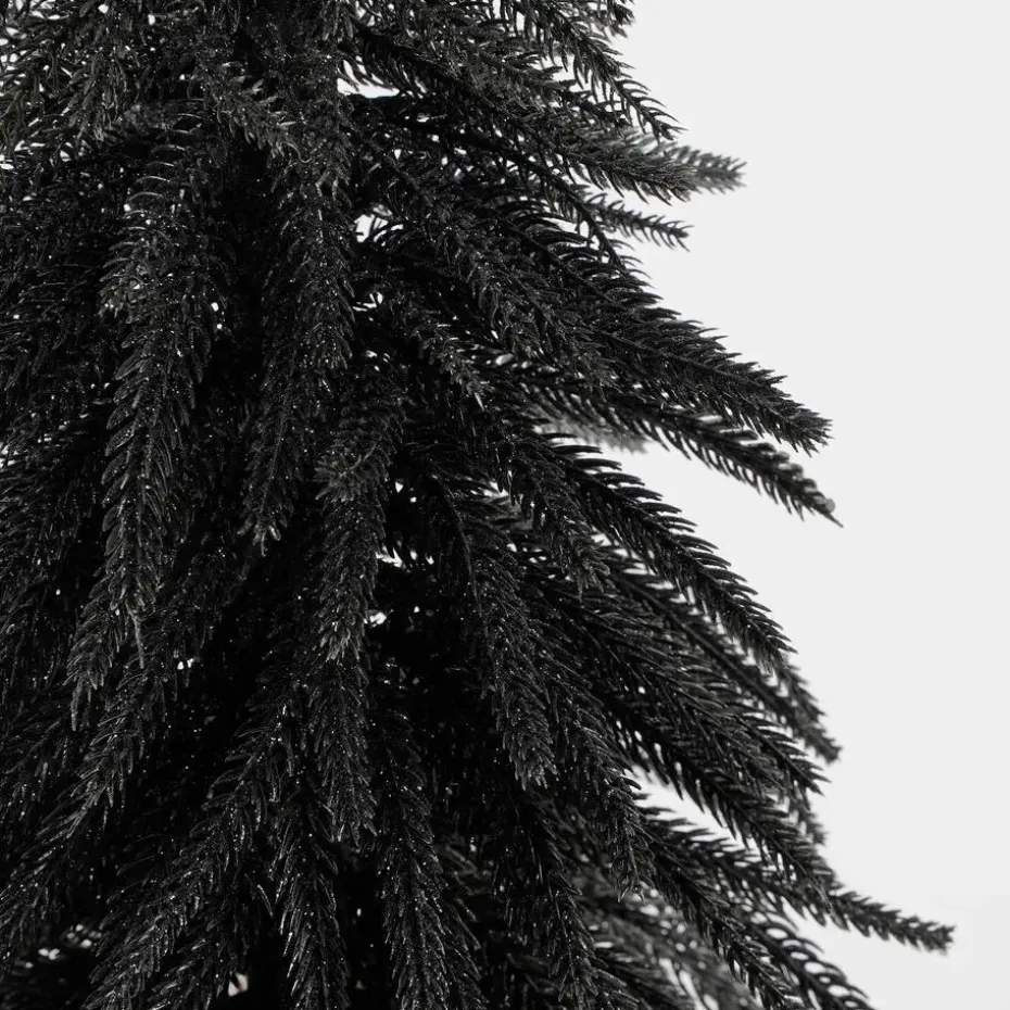 House of Seasons Kunstkerstboom in Jute - H60 x Ø32 cm - Zwart