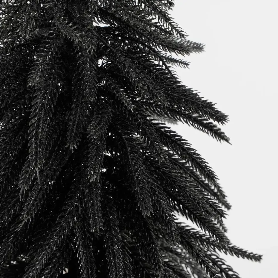 House of Seasons Kunstkerstboom in Jute - H60 x Ø32 cm - Zwart