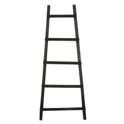 House of Seasons Ladderrek - L29 x B49 x H119 cm - Zwart