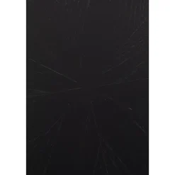 Housecraft Fabio Eettafel Rond Hout 100 cm Zwart