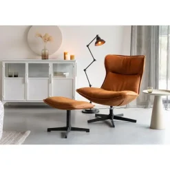 Housecraft John Fauteuil Cognac - Bruin