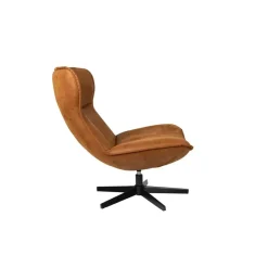 Housecraft John Fauteuil Cognac - Bruin