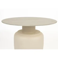 Housecraft Karula Bijzettafel Travetin-Look 60x60 cm Hoog Beige