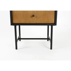 Housecraft Living Coztilla Kast/ Opbergkast Hoog Zwart/ Bruin