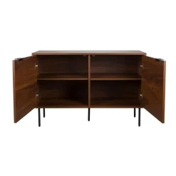 Housecraft Living Flux Opbergkast Laag Walnoot - Bruin