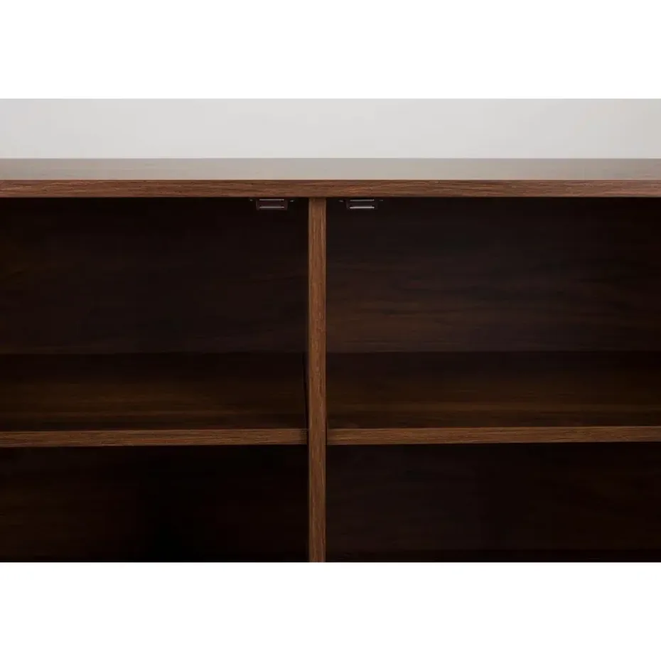 Housecraft Living Flux Opbergkast Laag Walnoot - Bruin