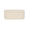 Housecraft Living Zuma bankje Bouclé Wit/ Beige
