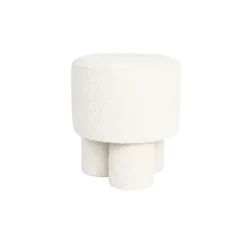 Housecraft Marcos Kruk/ Poef Bouclé Wit