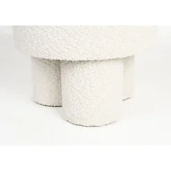 Housecraft Marcos Kruk/ Poef Bouclé Wit