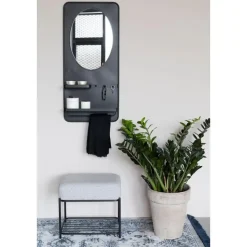 Housecraft Milou Kruk/ Poef Rechthoekig - Grijs