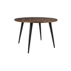 Housecraft Mo Eettafel Rond Hout 110 cm Naturel