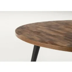 Housecraft Mo Eettafel Rond Hout 110 cm Naturel