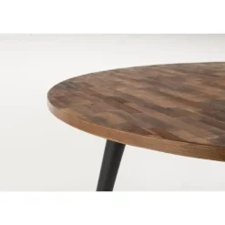 Housecraft Mo Eettafel Rond Hout 110 cm Naturel