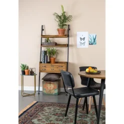 Housecraft Mo Eettafel Rond Hout 110 cm Naturel