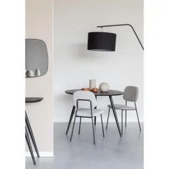 Housecraft Webster Eettafel Rond Hout 180x90 cm Bruin