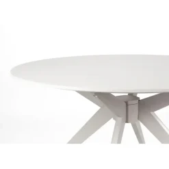 Housecraft Zeme Eetkamerstafel Rond 122 cm Hout Beige