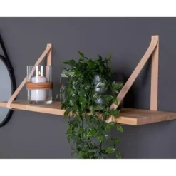 Housenordic Wandplank Forno - 120 x 20 cm - Bruin