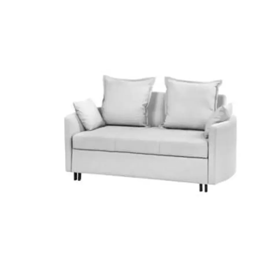 HOVIN - Slaapbank 2-zits - Lichtgrijs - Polyester