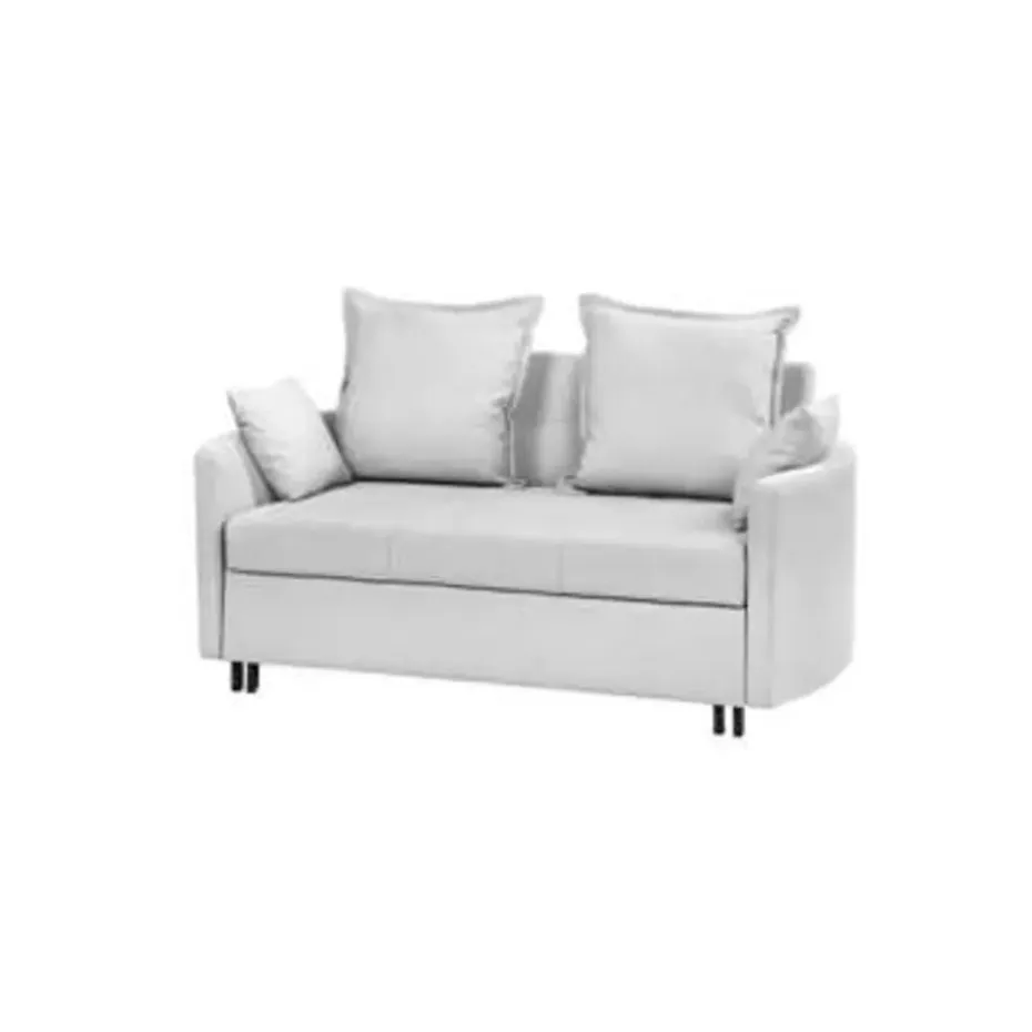 HOVIN - Slaapbank 2-zits - Lichtgrijs - Polyester