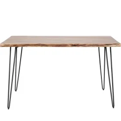 Hoyz - Eetkamertafel Edge - Hout - Bruin - 130x70x77