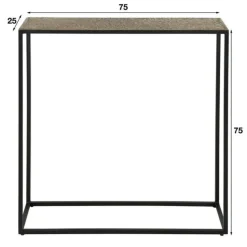 Hoyz - Haltafel iron metallic - Brons antiek