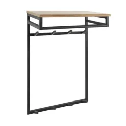 Hoyz - Kapstok Custom - 2x4 Haken - Acacia naturel