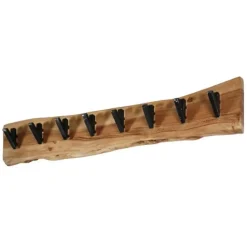 Hoyz - Kapstok Edge met 8 haken - Grijs - Wandkapstok