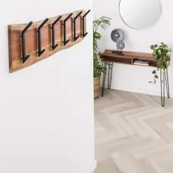 Hoyz - Kapstok Edge met 12 haken - Grijs - Wandkapstok