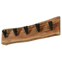 Hoyz - Kapstok Edge met 5 haken - Grijs - Wandkapstok