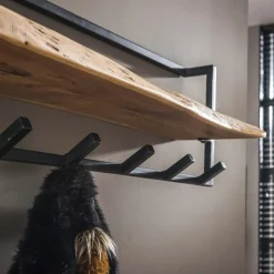 Hoyz - Kapstok Edge met 6 haken - Grijs - Wandkapstok