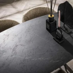 Hoyz Collection - Bartafel Deens Ovaal - 3D Zwart Bruin